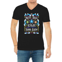 Master Aqua's Keyblade Training Academy [color Ver.] V-neck Tee | Artistshot