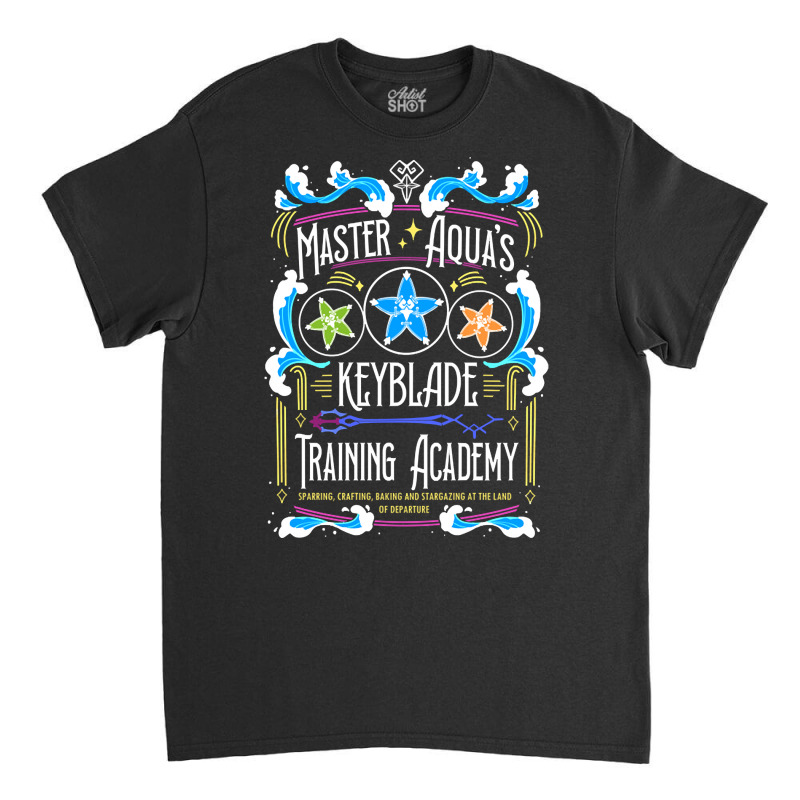 Master Aqua's Keyblade Training Academy [color Ver.] Classic T-shirt by femalesbaubles | Artistshot