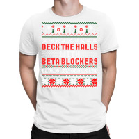 Deck The Halls Beta Blockers Nurse Christmas Ugly Sweater Long Sleeve T-shirt | Artistshot