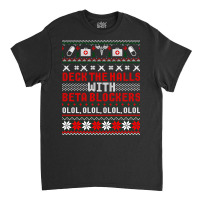 Deck The Halls Beta Blockers Nurse Christmas Ugly Sweater Long Sleeve Classic T-shirt | Artistshot