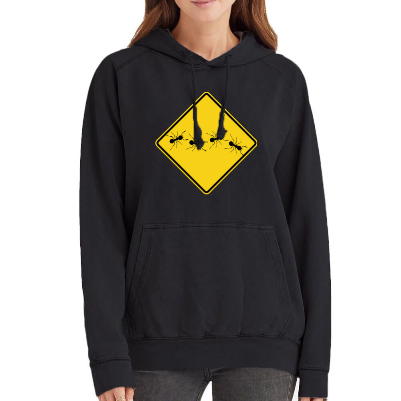 Ants Warning Sign Vintage Hoodie by Kosdapen517 | Artistshot