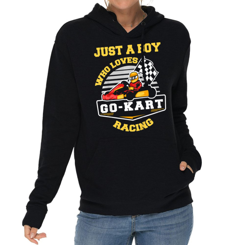 Kids Go-kar Boy Go Kart Racing Quote Go-kart Racer Lightweight Hoodie by cm-arts | Artistshot