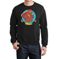 Thanksgiving Turkey Pizza Crewneck Sweatshirt | Artistshot