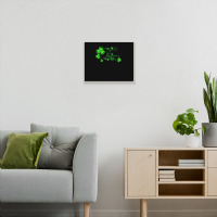 Happy St Patricks Day And Shamrock Metal Print Horizontal | Artistshot