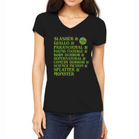 Horror Sub Genre Women's V-neck T-shirt | Artistshot