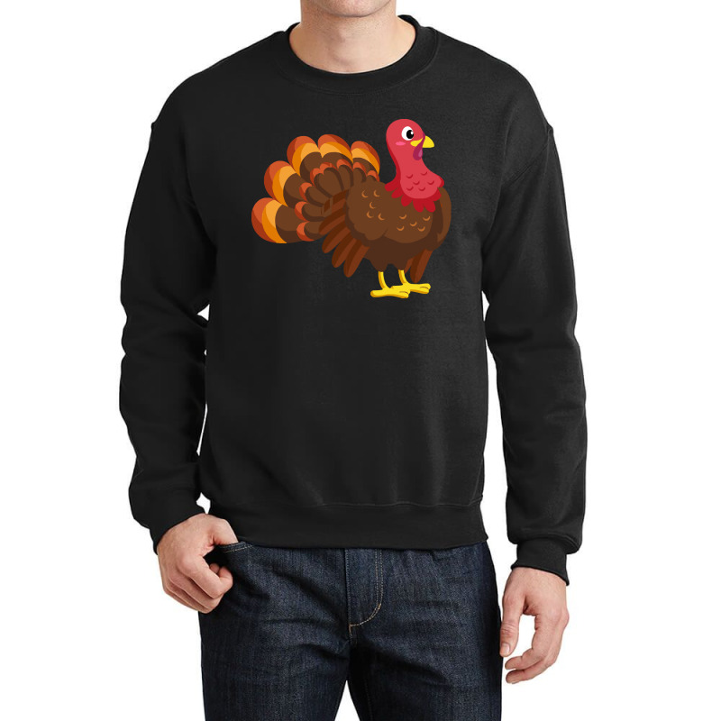 Thanksgiving Turkey Cute Thanksgiving Turkey Crewneck Sweatshirt | Artistshot