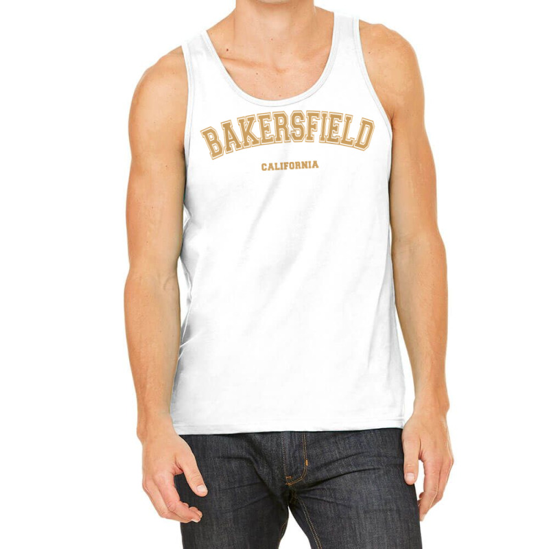 Bakersfield Sports College Style On Bakersfield T Shirt Tank Top by phillidarsz | Artistshot