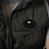 Funny Letter M Last Minute Halloween Group Costume Matching Oval Patch | Artistshot