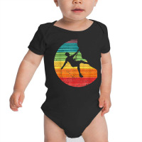 Climbing Silhouette Climbing Bouldering Freeclimbing T Shirt Baby Bodysuit | Artistshot