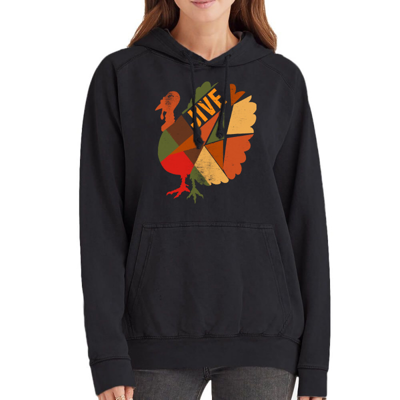 Thanksgiving Turkey Happy Thanksgiving Jive Turkey Vintage Hoodie | Artistshot