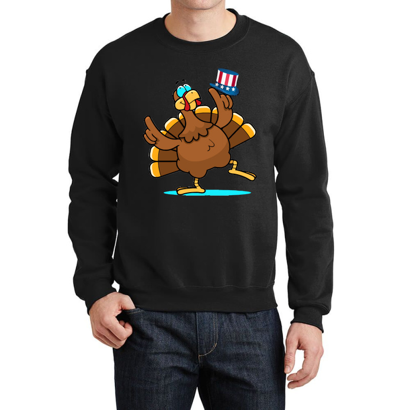 Thanksgiving Turkey Happy Thanksgiving Turkey Day Funny Gift Crewneck Sweatshirt | Artistshot