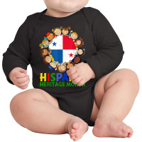 Hispanic Heritage Month Panama Kids Boys Girls T Shirt Long Sleeve Baby Bodysuit | Artistshot