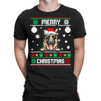 Ugly Merry Christmas German Shepherd Dog Xmas Dog Lover Christmas T-shirt | Artistshot