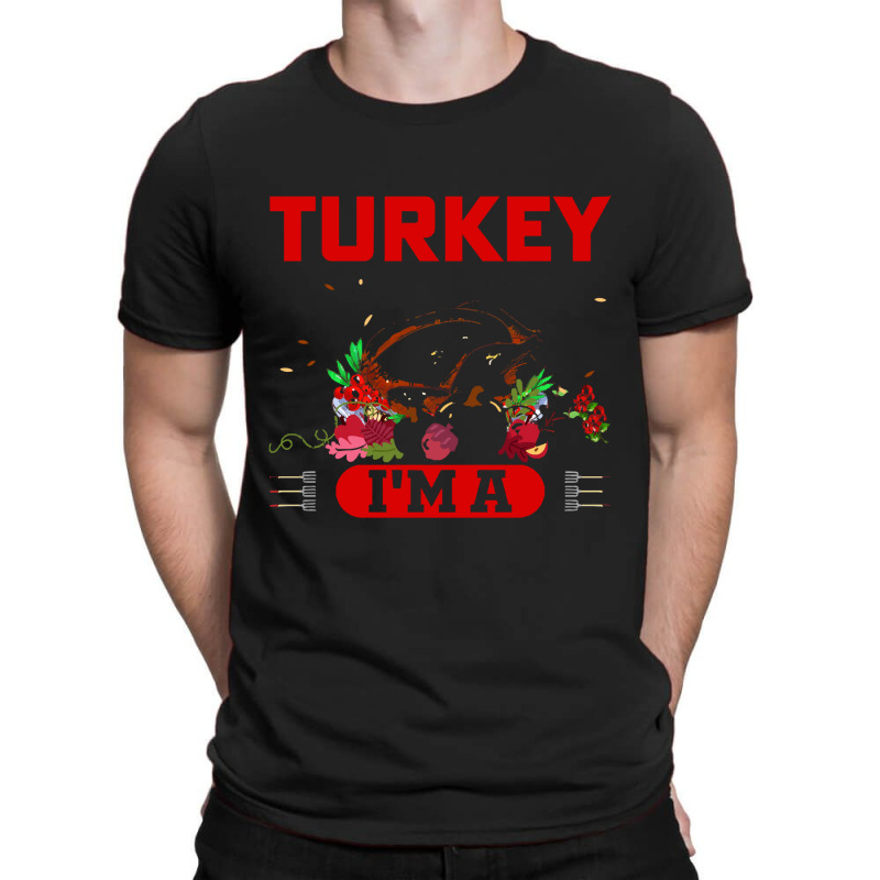 Thanksgiving Turkey I Don't See Any Turkey I'm A Flamingo T-shirt | Artistshot