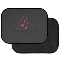 Ofw Mabuhay Love Hearts Statement Rear Car Mat | Artistshot