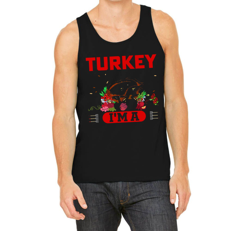 Thanksgiving Turkey I Don't See Any Turkey I'm A Flamingo_ Tank Top | Artistshot