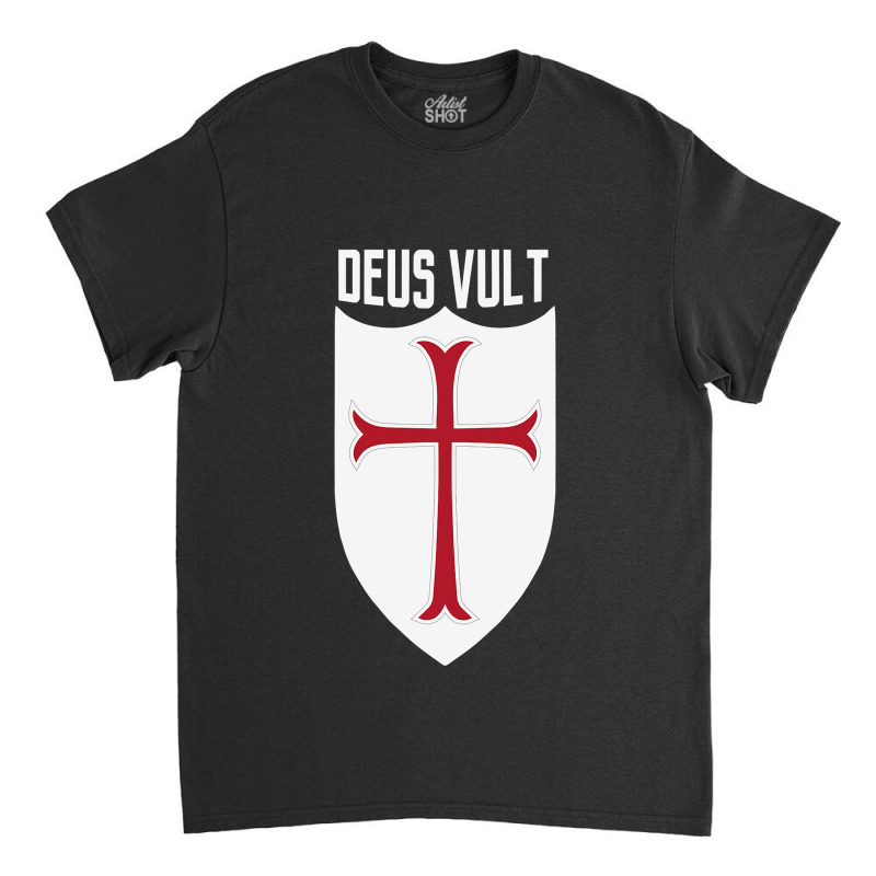 Deus Vult God Wills It Crusader Meme Classic T-shirt | Artistshot