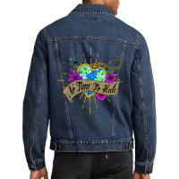 No Time To Hate Men Denim Jacket | Artistshot