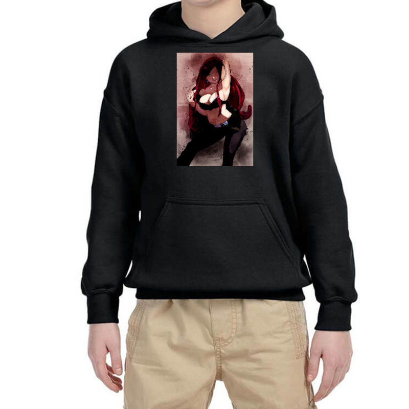 Katarina Anime Watercolor Youth Hoodie by guppiessetting | Artistshot