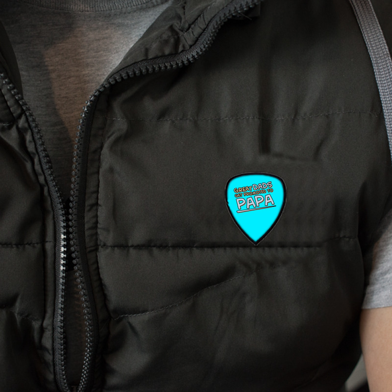 Great Dads Get Promoted To Papa Shield S Patch | Artistshot