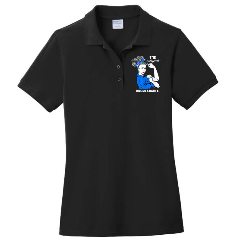 Aa T1d Type 1 Diabetes Awareness Type 1 Diabetes Ladies Polo Shirt by Posh | Artistshot