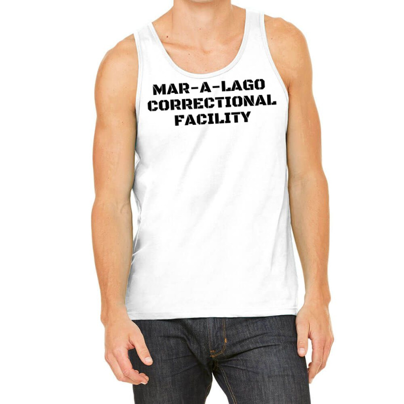 Funny Mar A Lago Correctional Facility   Trump Halloween T Shirt Tank Top by melliebowleli | Artistshot