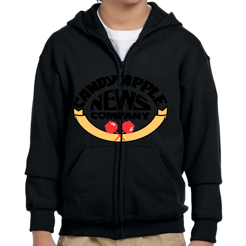 Candy Apple News Full Color Youth Zipper Hoodie by Kuwannin528 | Artistshot