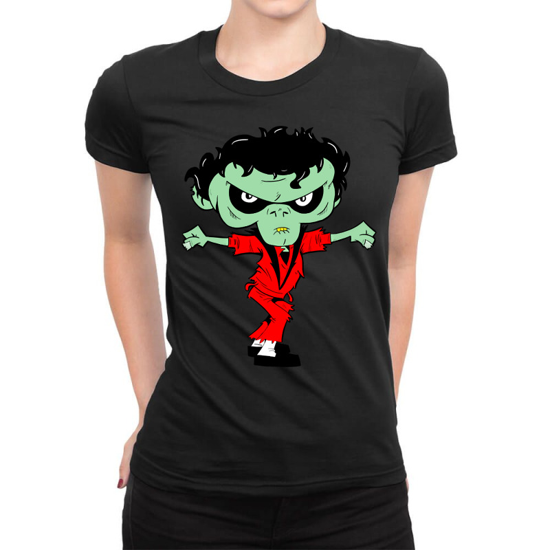 Thriller-bqxmf Ladies Fitted T-Shirt by atereabag | Artistshot