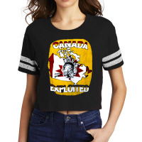 Exploited Punk Invasion Canada, Exploited, Punk, Invasion, Canada, Exp Scorecard Crop Tee | Artistshot