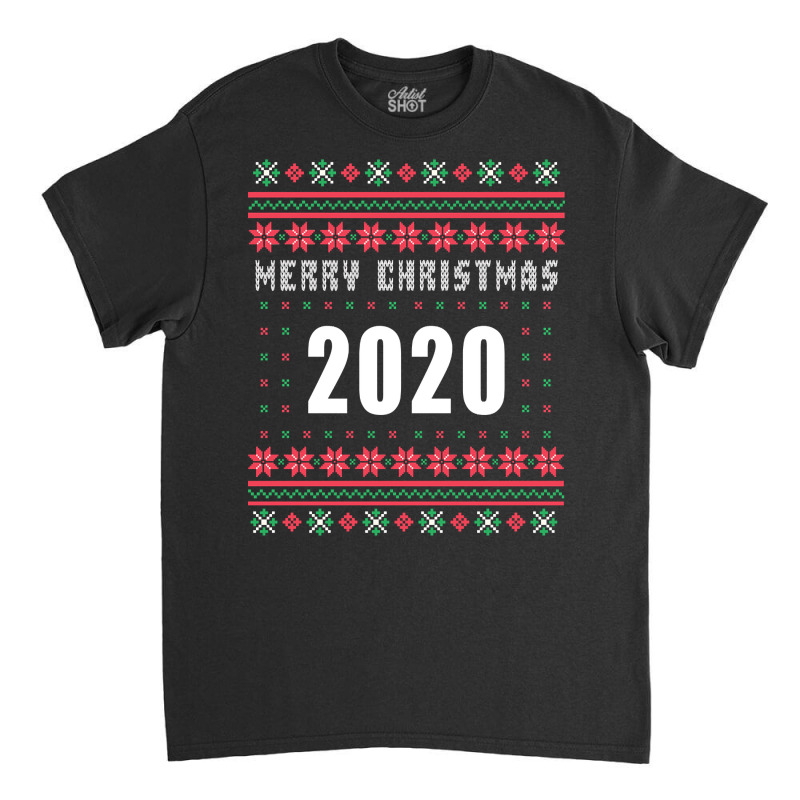 Merry Christmas 2020 Theme Pattern Classic T-shirt | Artistshot