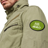 Only The Best Dads Get Promoted To Abuelo Oval Patch | Artistshot