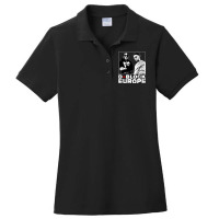 Block Europe Black And White Design Ladies Polo Shirt | Artistshot