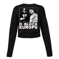 Block Europe Black And White Design Cropped Sweater | Artistshot