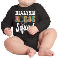 Nurse Squad Stethoscope Nursing Dialysis Nurse Long Sleeve Baby Bodysuit | Artistshot