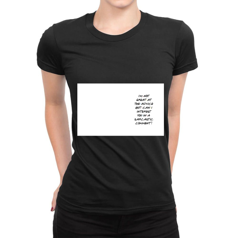 Can I Interest You In A Sarcastic Comment Mug Ladies Fitted T-Shirt by THOMASMANUEL | Artistshot