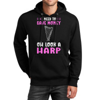 Harp Musician. For Harpist, Harp Girls And Harp Players T Shirt Unisex Hoodie | Artistshot