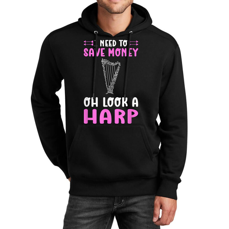 Harp Musician. For Harpist, Harp Girls And Harp Players T Shirt Unisex Hoodie | Artistshot