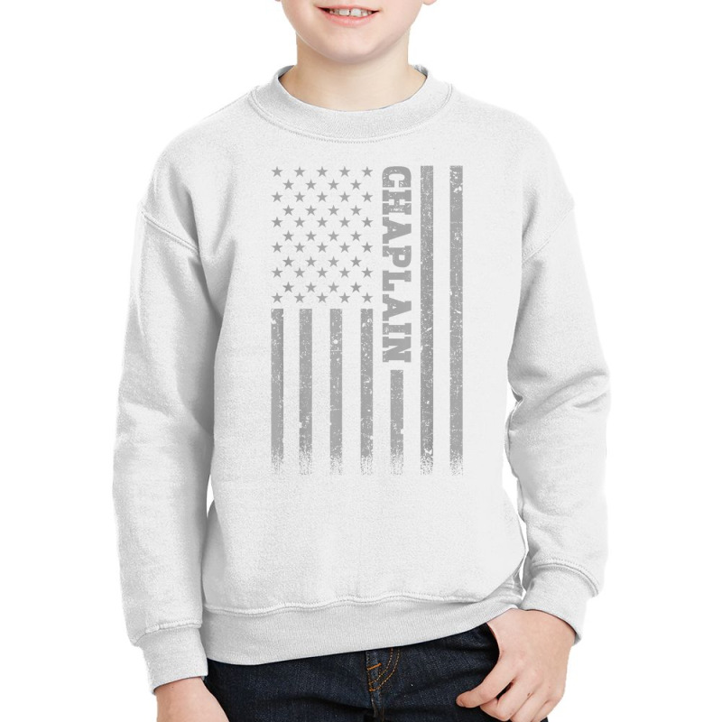 Chaplain American Flag T Shirt Youth Sweatshirt by cm-arts | Artistshot