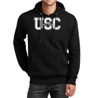 Usc Womens Block 1880 White V-neck Unisex Hoodie | Artistshot