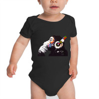 Banksy Dj Monkey Thinker Baby Bodysuit | Artistshot