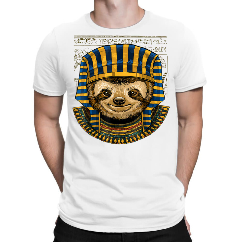 Sloth Egyptian Pharaoh Historian Archaeologist T Shirt T-shirt | Artistshot