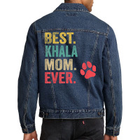 Best Khala  Mom Ever Vintage Women Mother Dog Lover T Shirt Men Denim Jacket | Artistshot