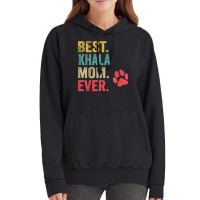 Best Khala  Mom Ever Vintage Women Mother Dog Lover T Shirt Vintage Hoodie | Artistshot