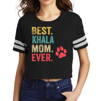 Best Khala  Mom Ever Vintage Women Mother Dog Lover T Shirt Scorecard Crop Tee | Artistshot