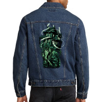 I Believe In Ghosts Men Denim Jacket | Artistshot