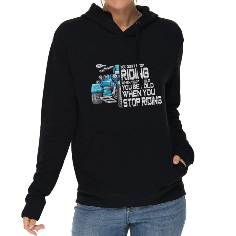 Motorcycle Trike Motortrike Three Wheeler Biker Quote Lightweight Hoodie by cm-arts | Artistshot