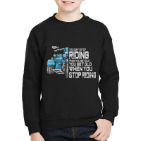 Motorcycle Trike Motortrike Three Wheeler Biker Quote Youth Sweatshirt | Artistshot