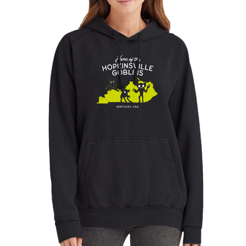 Home Of The Hopkinsville Goblins, Kentucky Usa, Home, Of The Hopkinsvi Vintage Hoodie | Artistshot