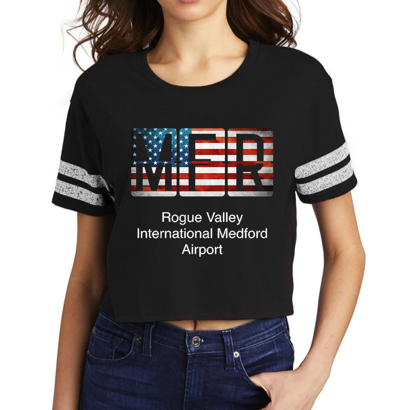 Mfr Rogue Valley International Medford Airport Scorecard Crop Tee by fenderbendable | Artistshot