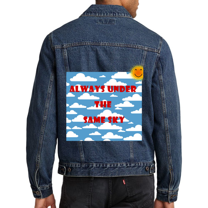 Always Under The Same Sky Men Denim Jacket | Artistshot